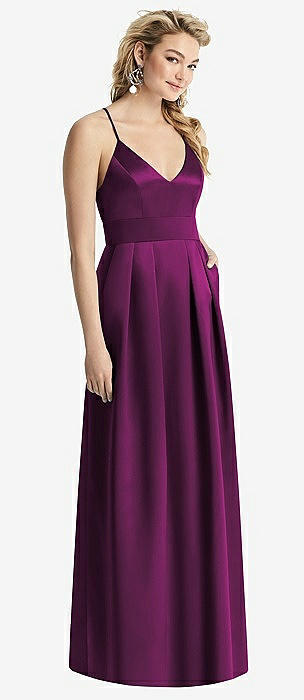 Dark berry clearance bridesmaid dresses