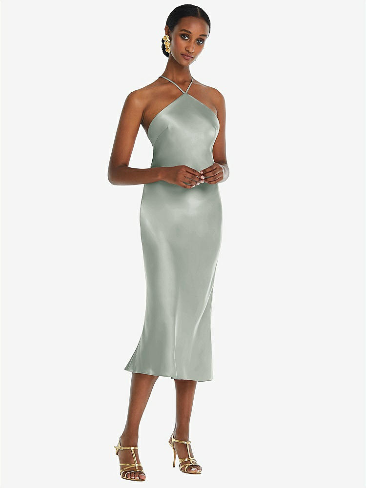 Diamond cowl neck dress sale