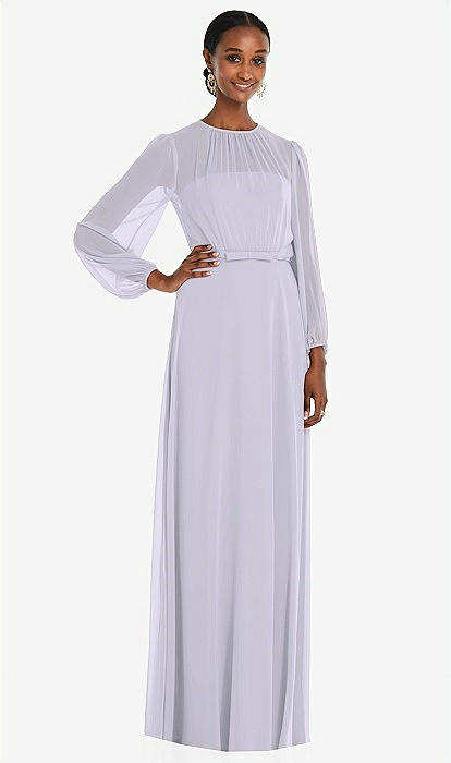 Pastel maxi clearance dress with sleeves