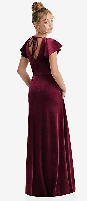 Velvet junior hotsell bridesmaid dresses