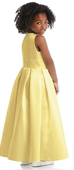 Flower girl dress with sales sunflower