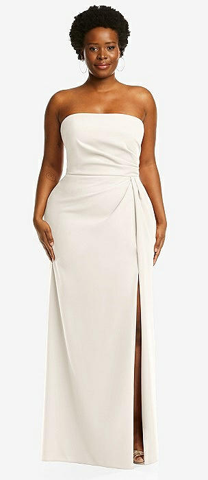 Plus size store ivory bridesmaid dresses