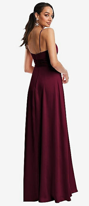 TRIANGLE CUTOUT BODICE MAXI DRESS WITH ADJUSTABLE STRAPS TH117 By Thread  Bridesmaids in 25 colours