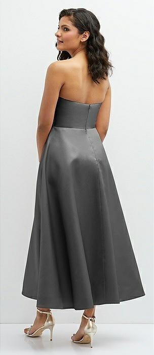 Gunmetal bridesmaid clearance dress