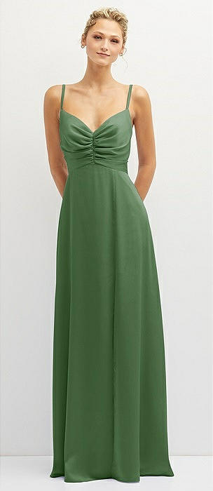 Triangle Cutout Bodice Maxi Dress with Adjustable Straps