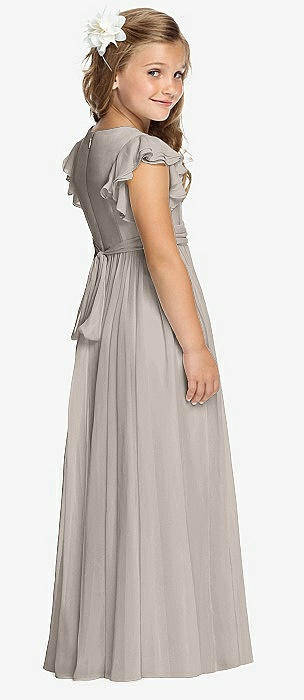 Taupe flower girl clearance dress