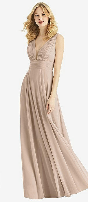 Topaz Sleeveless Bridesmaid Dresses