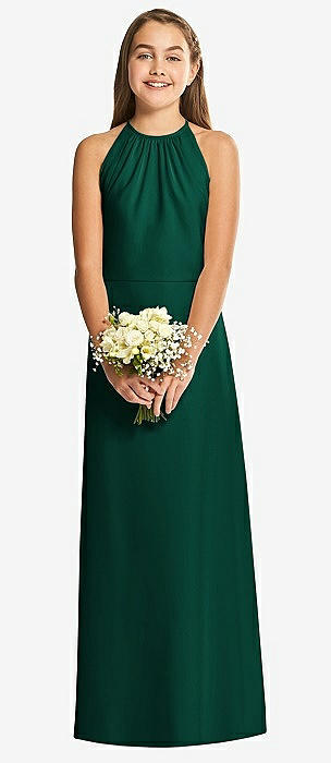 Hunter green clearance junior bridesmaid dress