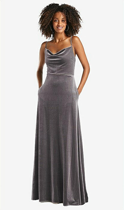 Bridesmaid dresses outlet cowl neck