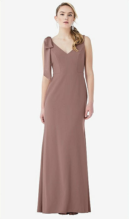 Bow back 2024 bridesmaid dress