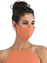 Alt View 2 Thumbnail - Sweet Melon Soft Jersey Reusable Face Mask