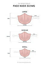 Alt View 1 Thumbnail - Rose - PANTONE Rose Quartz Soft Jersey Reusable Face Mask