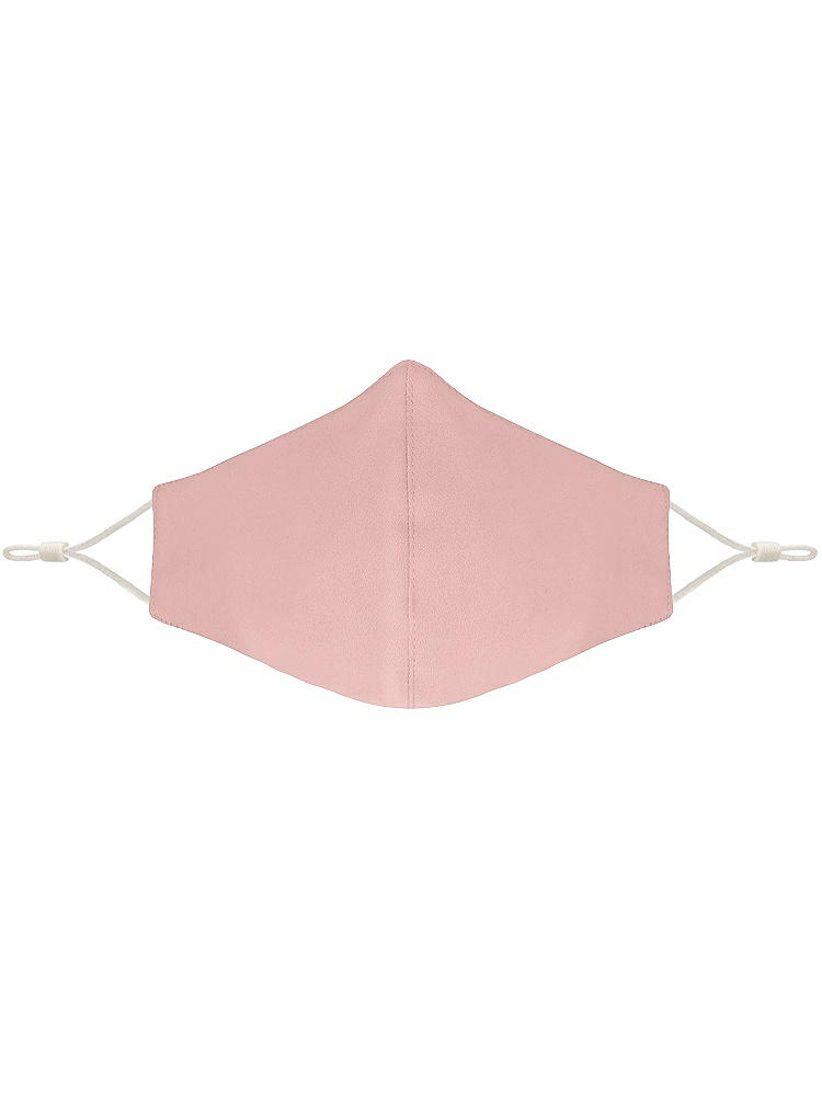 Front View - Rose - PANTONE Rose Quartz Soft Jersey Reusable Face Mask