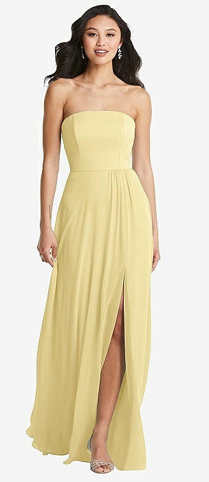 Bcbg yellow clearance long dress