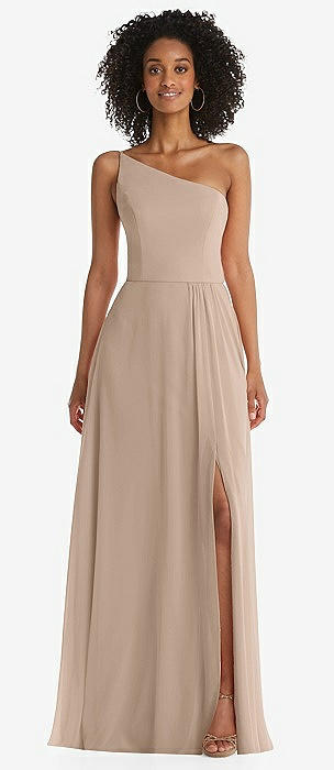 Nude color hotsell bridesmaid dresses