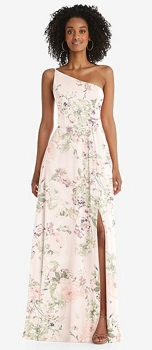 Blush pink floral outlet dress