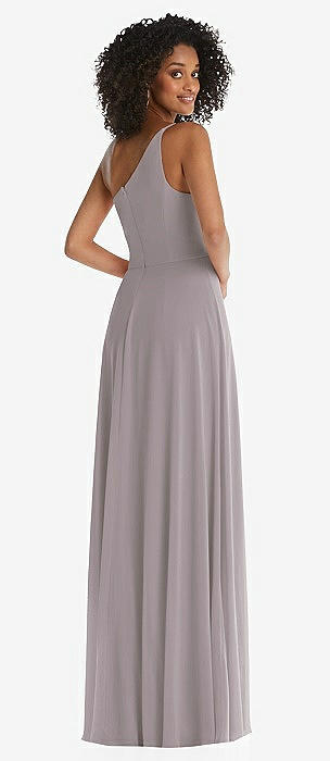 Light gray outlet gown