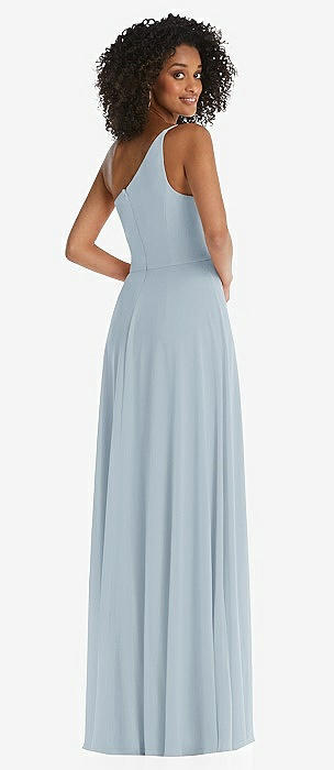 Mist blue bridesmaid top dresses