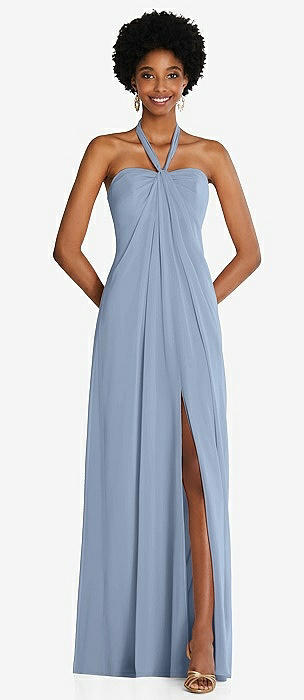 Cloudy blue 2025 bridesmaid dresses