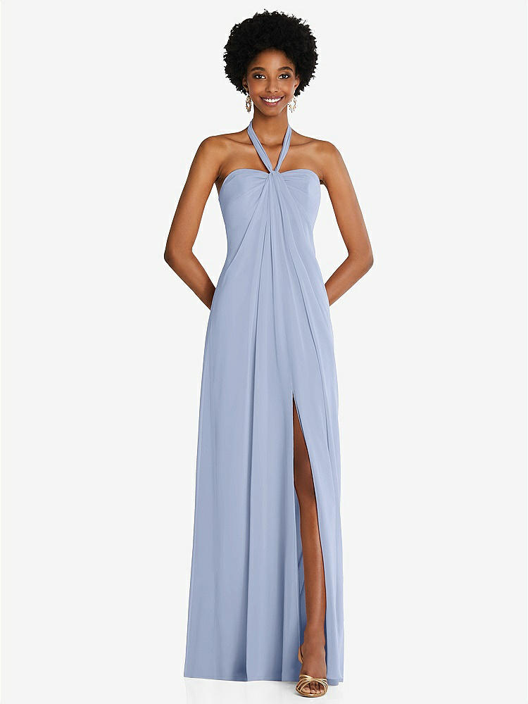 Light blue cheap grecian dress