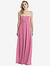 Alt View 6 Thumbnail - Orchid Pink Empire Waist Shirred Skirt Convertible Sash Tie Maxi Dress