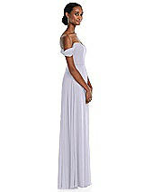 Side View Thumbnail - Silver Dove Off-the-Shoulder Basque Neck Maxi Dress with Flounce Sleeves