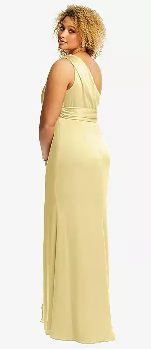 Deep yellow hotsell bridesmaid dresses