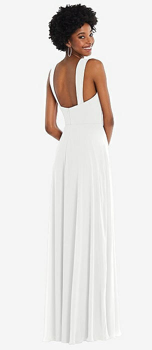 White maxi hotsell dress bridesmaid