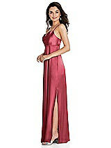 Side View Thumbnail - Nectar Cowl-Neck Empire Waist Maxi Dress with Adjustable Straps