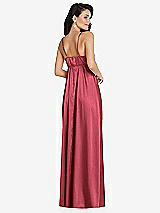 Rear View Thumbnail - Nectar Cowl-Neck Empire Waist Maxi Dress with Adjustable Straps