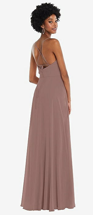 david s bridal wine bridesmaid dress