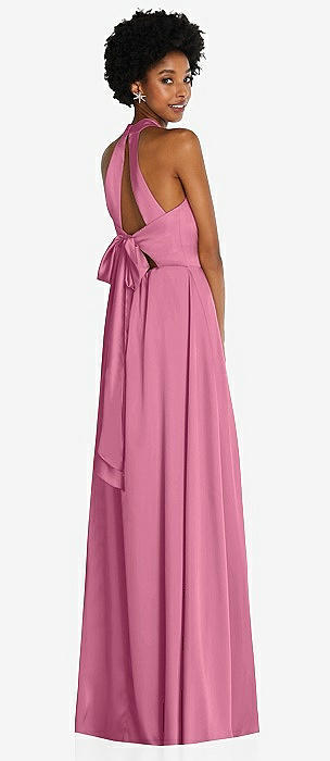 Burgundy and dusty 2024 pink bridesmaid dresses