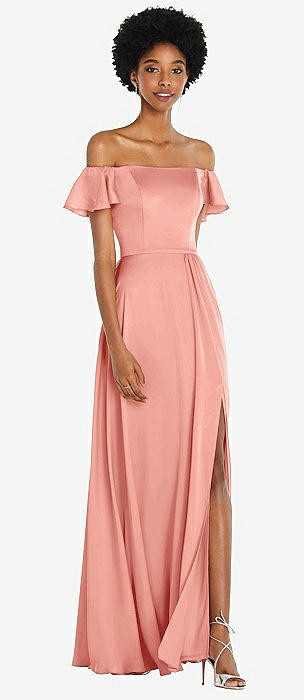 Rose quartz hotsell color bridesmaid dress