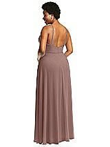 Alt View 3 Thumbnail - Sienna Diamond Halter Maxi Dress with Adjustable Straps