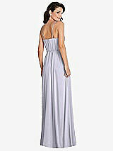 Rear View Thumbnail - Silver Dove Cowl-Neck A-Line Maxi Dress with Adjustable Straps
