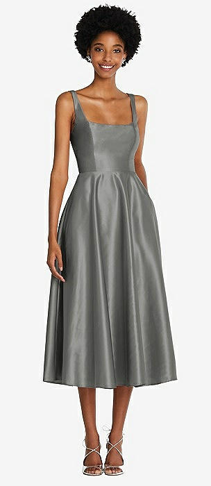 Charcoal Gray Bridesmaid Dresses | The Dessy Group