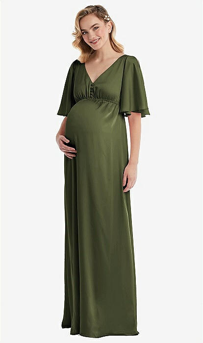 Maternity maid on sale of honor dresses