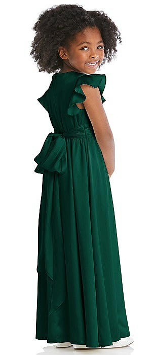 Girls hunter green clearance dress