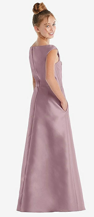 Mauve junior deals bridesmaid dress