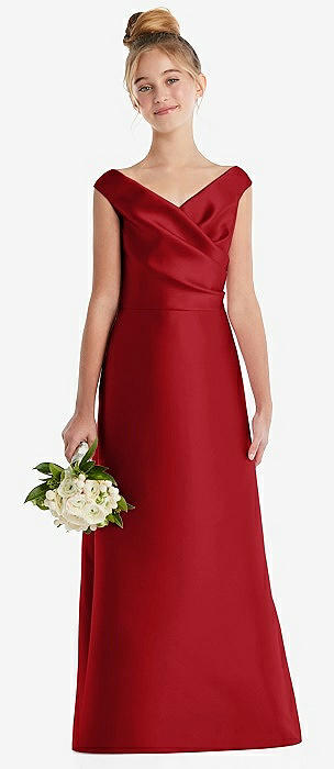 garnet bridesmaid dresses