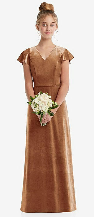 Gold junior bridesmaid outlet dresses