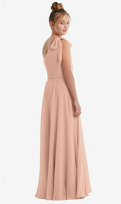 Pale peach bridesmaid dresses sale