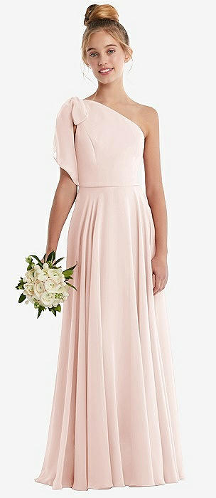 Light pink junior bridesmaid on sale dresses