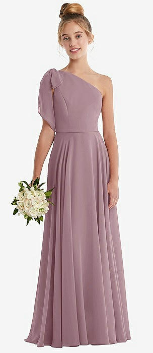 dusty rose junior bridesmaid dresses