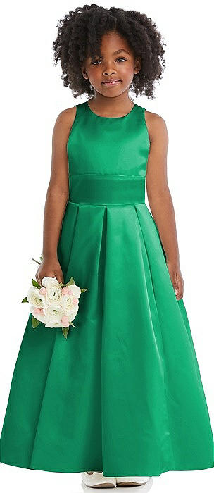 Flower girl hotsell emerald green dresses