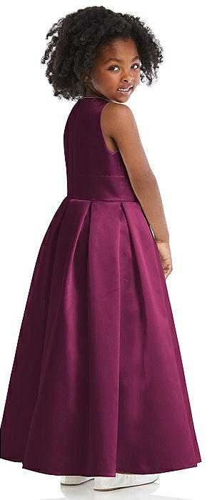 Girls purple hotsell flower girl dress