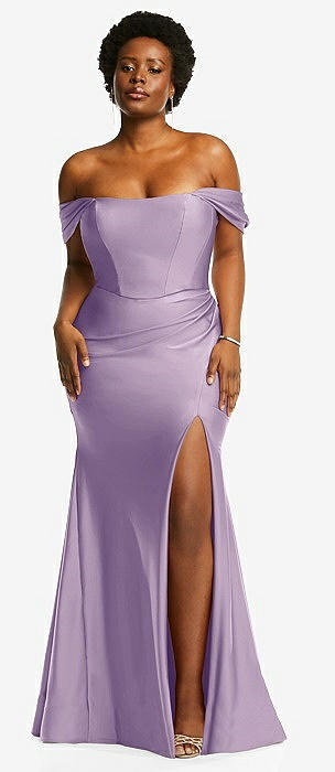 Purple cap sleeve store dress