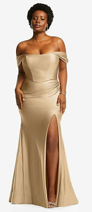 Gold silk hot sale bridesmaid dresses