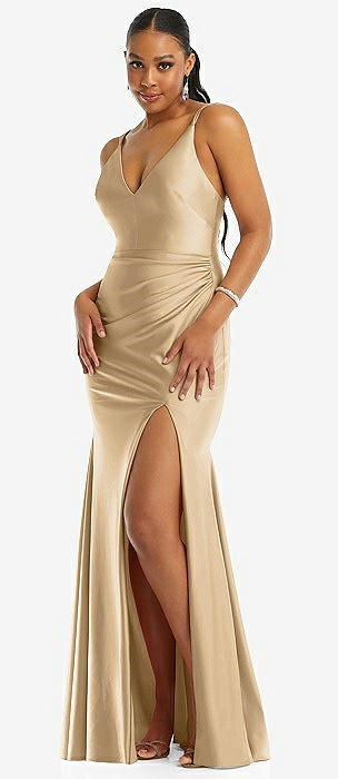 Short gold sale bridesmaid dresses