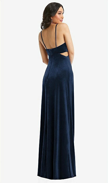 Dessy midnight shop blue bridesmaid dresses